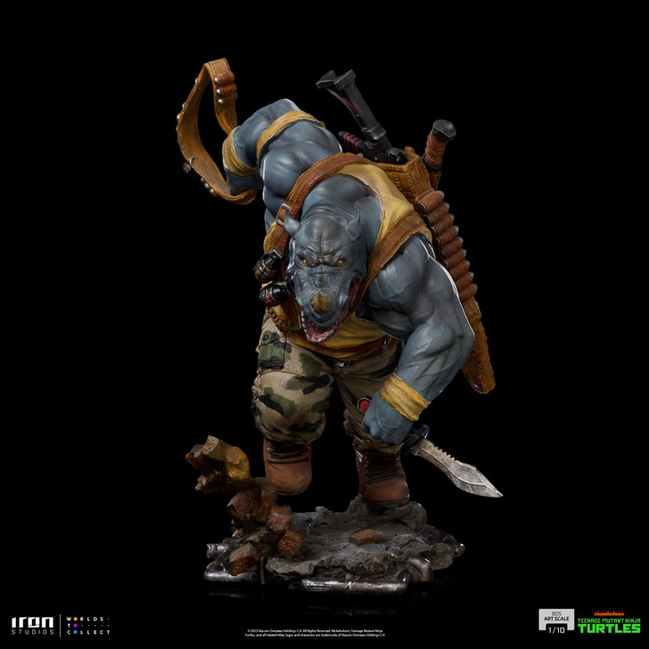 Iron Studios TMNT: Rocksteady - BDS Art Scale - 1:10 Statue