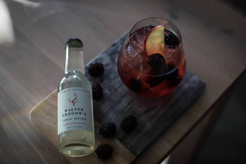 Apple & Cinnamon - Arbikies Vodka with Fresh Brambles and Fresh Apple