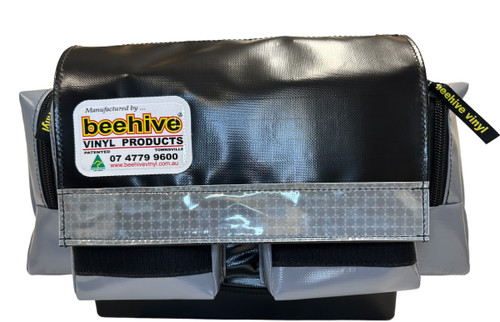 Fully Lockable Zippable Commissioning Toolbag with Side Pockets & Hard Moulded Base