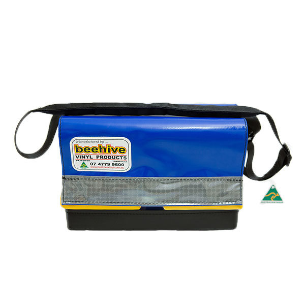 Small Toolbag with Double Front Pockets Tool bag Hard Moulded Base