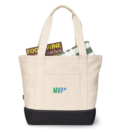 Newport Cotton Zippered Tote