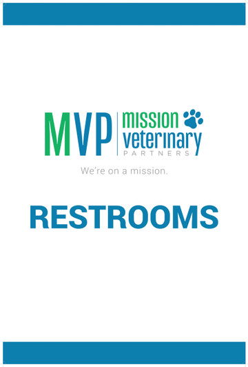 MVP Logo Event Foam Board Poster | Restrooms - 24 x 36