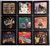 Classic Marbleized Black Slim Line LP Frame wall. Turn your favorite album cover art into a Pop Art installation display! Quickly and easily change albums any time. 