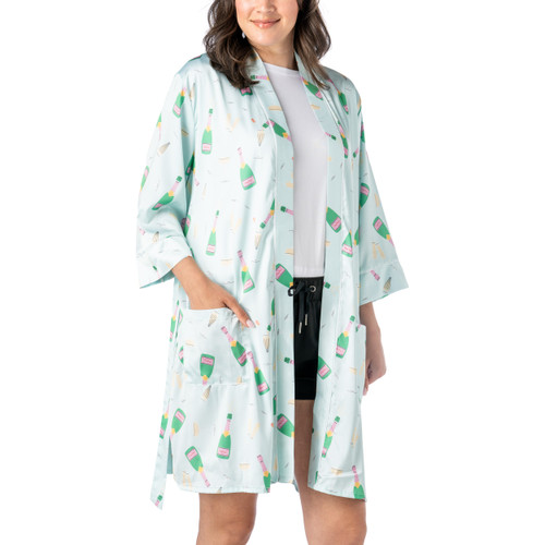 Best Of The Brunch Beauty Sleep Satin Robe Best Of The Brunch Beauty Sleep Satin Robe