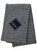 Grey Long  Double Knit Wool-Mix Scarf | Telma