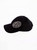 Black Cap With Dark Crystal Round Brooch | BARBA