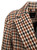 Multi Cream Houndstooth Single Breasted  Wool  Coat |  CAMERON