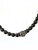 Black Czech Crystal Glass Beaded Necklace With Black Swarovski Crystals