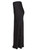 Black Satin Midi Length Slip Skirt | BONNIE