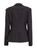 Black Texturized Fitted Tailored Shawl Collar Blazer | MIEKO