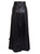 Black Eco-Leather A-line Maxi Skirt | MAIKO