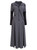 Gray Ankle Length Office Dress With Folds | HARU