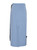 Powder Blue Punto Roma Jersey Wrap Pencil Skirt  With Ribbons | HISA
