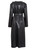 Black Eco Leather Belted Maxi Coat | ASAHI