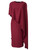 Burgundy  Midi Dress With Frill | ETSU