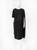 Black Midi Dress With Frill | ETSU