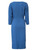 Blue Body-Con Power Midi Dress With Ruching  | AYA