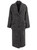 Multi Black Single Breasted  Wool  Coat With Big Pockets | WAKUMI