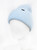 Sky Blue Knit Angora Wool Beanie Hat | YUKI