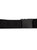 Black Adjustable Ribbon Belt With Metal Buckle | NOLO R