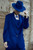 Cobalt Blue Tailored Semi-fitted  Single Breasted  Blazer | TATSUO