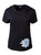 Black Regular Fit Hooded T-Shirt  With Patent Print | CHRYSANTHEMUM