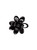 Black Acrylic Flower Brooch | TINA
