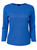 Blue Lurex Elastic Knitted Top | CHIZU