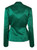 Emerald Single Brested Taffeta Fitted Tailored Blazer | AKINA
