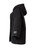 Black Hooded Wool-Blend Short Coat | AFURU