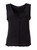 Black Sleeveless Simple Knitted Top | ANNA