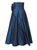 Navy Strapless Evening Taffeta Midi Length Dress With Boned Corset And Bow | HOTARU