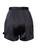 Black  Satin High-Waisted Tailored Shorts  | EMIKO