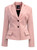 Old Rose Heavy Cotton  Single Brested Fitted Tailored Blazer | AKINA