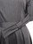 Gray Tailored Classic  Square Neck Midi Dress  | AMA