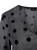 Gray Polka-Dot Short Sleeve Top | MIYUO