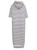 Striped Sweatshirt Loose Fit Midi Dress | BENJIRO