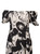 Multi Black Puff Sleeve Midi Dress With Floral Print | ENMEI