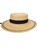 Ribbon-Band Straw Boater Hat With a Ribbon Ties | ILVIELLA
