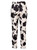 Abstract Printed Tapered Suit Cotton Trousers | LILYA