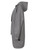 Melange Gray Loose Fit Asymetric Sweat Hoodie | YOSHI