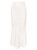 Off White Satin Midi Length Slip Skirt | LUCIA