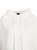 White Drawstring Hooded Cotton Knitted Long Jumper | MOMO
