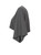 Gray Melange Loose Fit Jersey Viscose Crop T-Shirt  |  BANKO