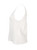 Off White Solid Color Satin Tank Top | MASY