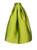 Green Pleated Taffeta Midi Skirt | RIA