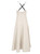 Beige Linen Midi Dress With Straps | TSUKIKO