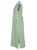 Mint Linen Midi Dress With Tie Belt | CHIMON