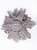 Gray Chiffon Flower Brooch | CHRYSANT
