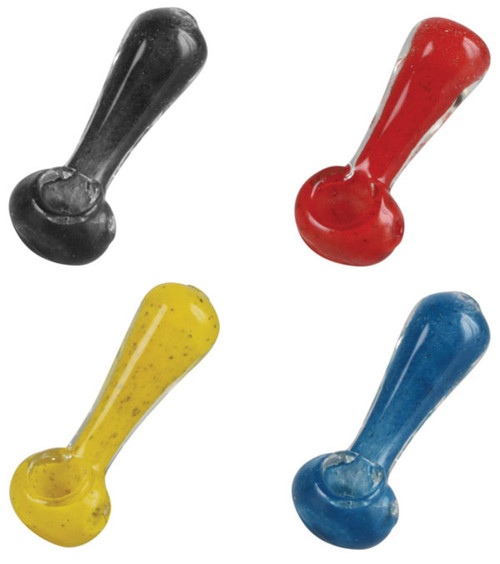 Frit Hand Pipe - 3.75" / Colors Vary - #9686